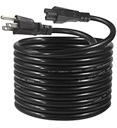 12FT Replacement Laptop AC Power Cord - Universal 3Prong Replacement Computer Power Cable 18AWG H...