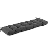 IASEAHK Outdoor Bench Cushion, 48x18x5 Inch, Dark Grey