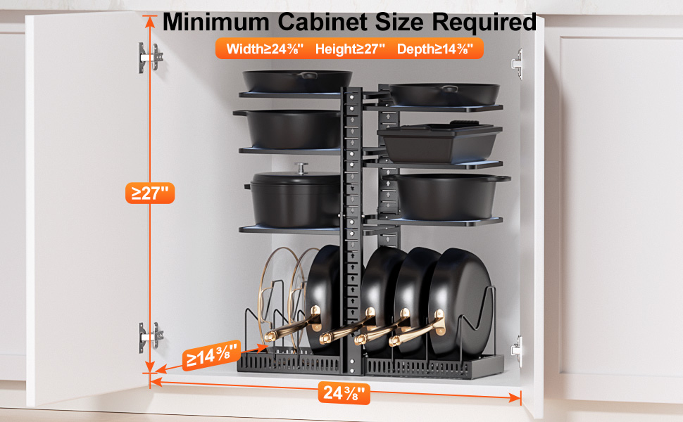 pot and pan organizer