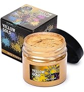 Mica Powder (Yellow Gold) 2 oz - Soap Making Dye - Single Color - Hand Soap Making Supplies - Epo...