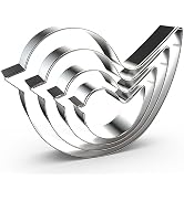 Bird Cookie Cutter Set - 5 inch, 4 inch, 3 inch, 2 inch - 4 Piece - Stainelss Steel