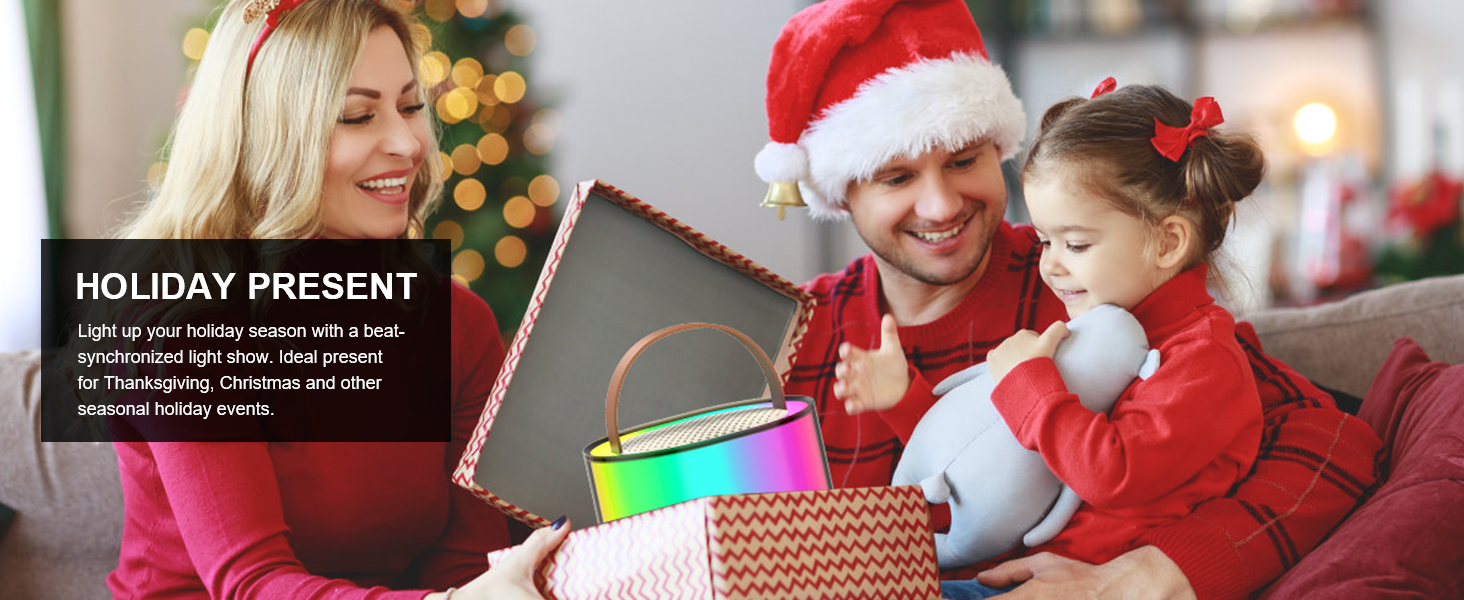 Mini Karaoke Machine, Bluetooth Karaoke Speaker with 2 Wireless Microphones