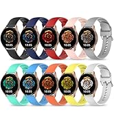 HSWAI 10 Pack Compatible with Samsung Galaxy Active 2 Watch Bands, Galaxy Watch 7/6/5/4/FE Band 4...