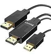 FOINNEX HDMI to DisplayPort (DP) Cable 6ft, Transmits Signal only from HDMI Output to DisplayPort...