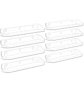SpaceWhisper Floating Shelves for Wall, 8-Pack 15" Wall Shelves for Bathroom, Bedroom, Kitchen, L...