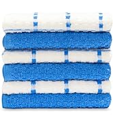 GOLD TEXTILES Kitchen Towels 12 Pack Premium 100% Cotton Dish Towels for Kitchen (15 x 25 Inches)...