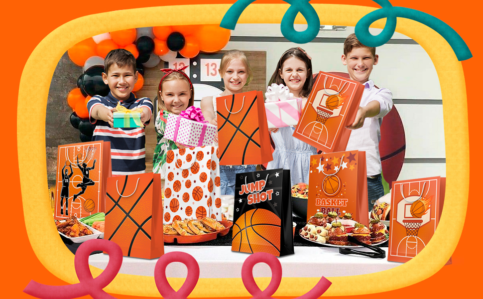 basketball gift bag