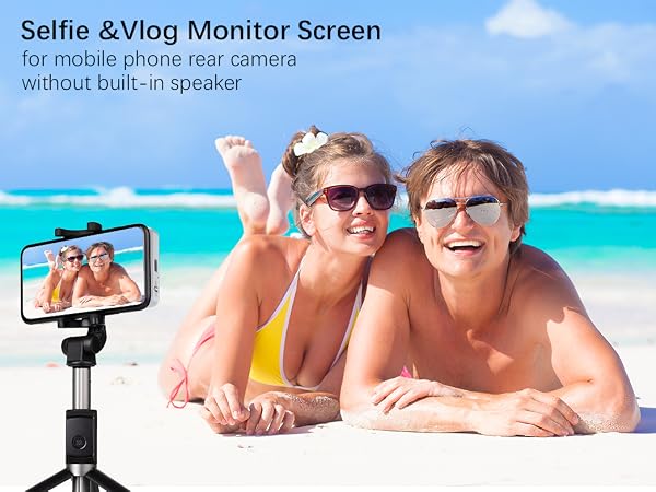 Vlog Selfie Monitor Screen for mobile phone 