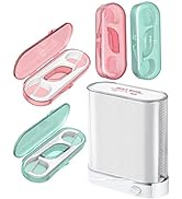 Dental Floss Dispenser,Holy Rose Floss Picks,Portable Floss Case 4 Boxes with Floss Sticks,High T...