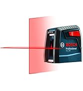 BOSCH GLL30 30ft Cross-Line Laser Level Self-Leveling with 360 Degree Flexible Mounting Device