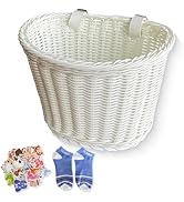 Aikolesa Kid Bike Basket Front Cargo for Girls Boy Children, Mini Handlebar Storage Bicycle Baske...