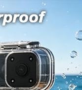 Catchallway 4K Mini Wearable Body Camera - 128GB Magnetic Thumb-Size Action Cam, 6-Axis Stabiliza...