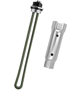 ATEEfaee Upgraded 520900 RV Water Heater Element with 1-1/2" &amp; 1-1/16" Wrench Socket for Suburban...