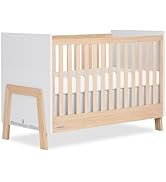 Dream On Me Fisher Price Iris 4-in-1 Convertible Crib in Vintage White Oak, JPMA &amp; Greenguard Gol...