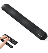 UnivoColors Design-Wave Keyboard Wrist Rest, Artificial Sheepskin+Memory Foam+Ergonomic+Anti-Slip...