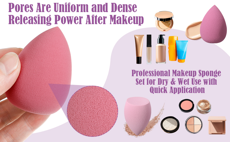 17PCS Makeup Sponge Set