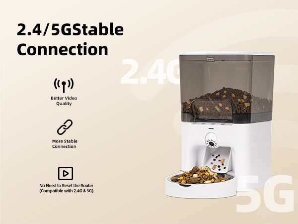 Connect 2.4/5G WiFi-enabled