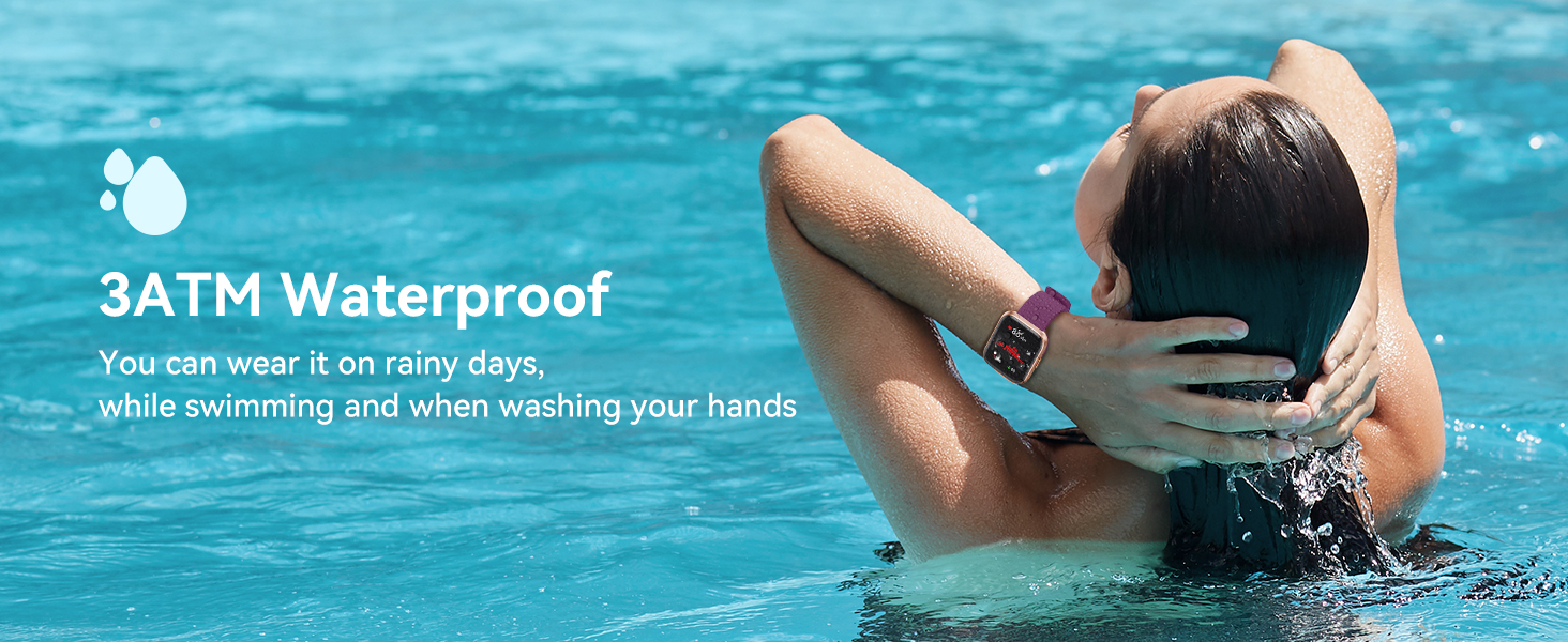 waterproof smart watch for women