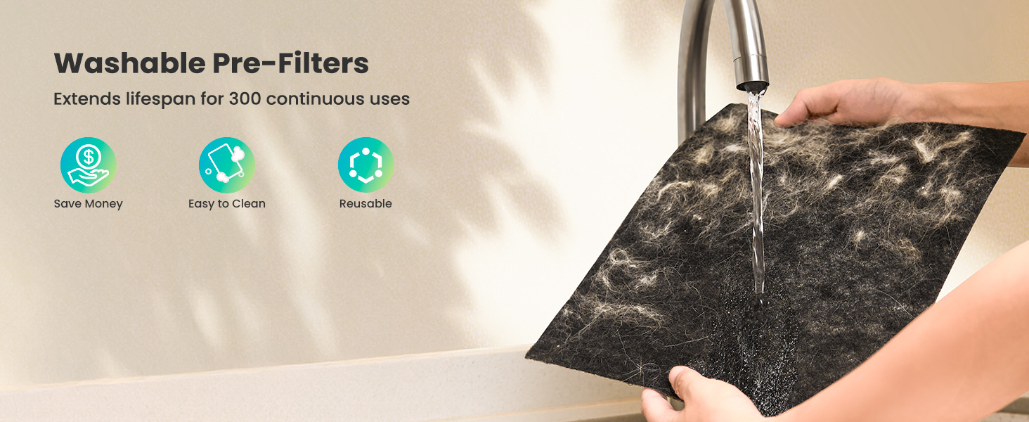 air purifier with washable filter