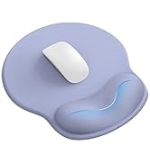 Mouse Pad with Wrist Rest, Ergonomic Mouse Pads for Desk, Office Non-Slip Mousepad with Gel Wrist...