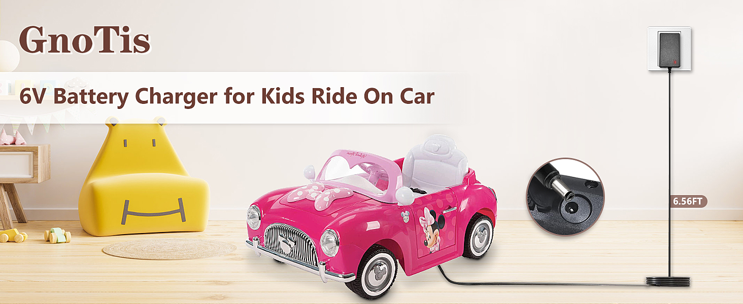 6v battery charger for kids ride on car