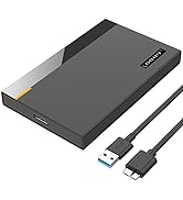 GODO 2.5 inch External Hard Drive Enclosures Portable USB 3.0 to SATA HDD SSD Enclosures Drive Ca...