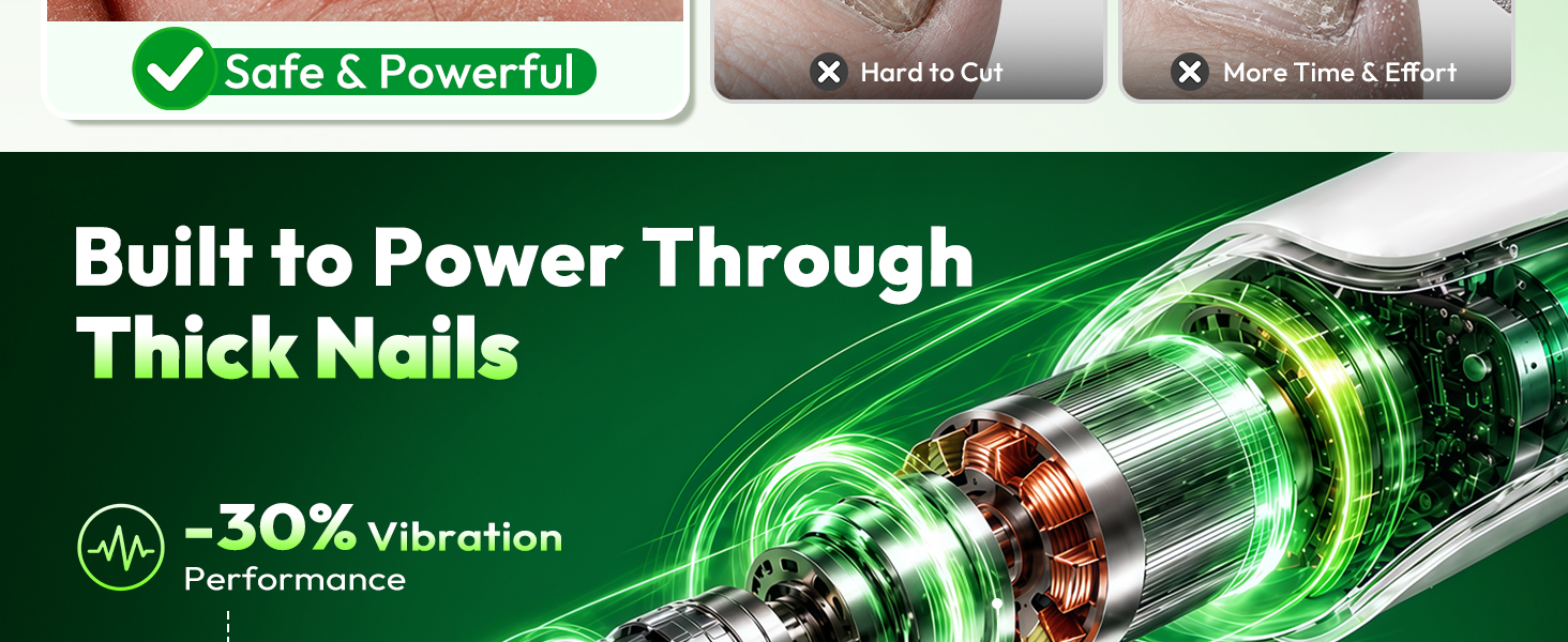 Verdora Electric Nail Drill for Thick Nail