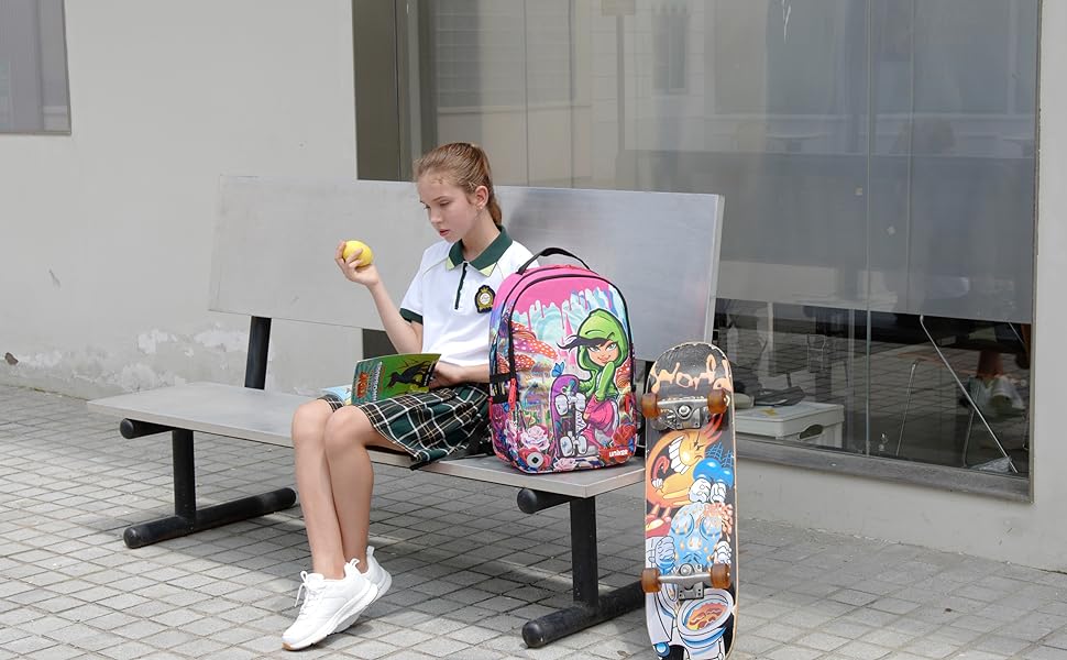 designer laptop backpack with USB for 15.6 inch laptop