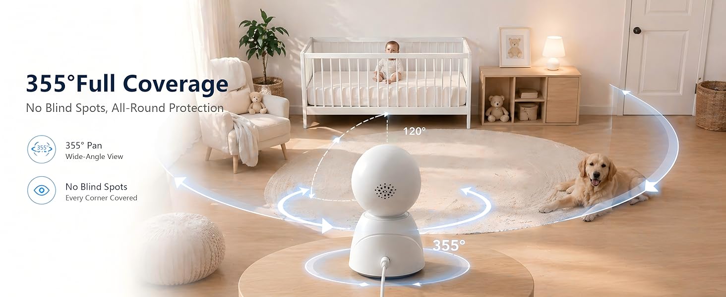 baby monitor with camera and audio