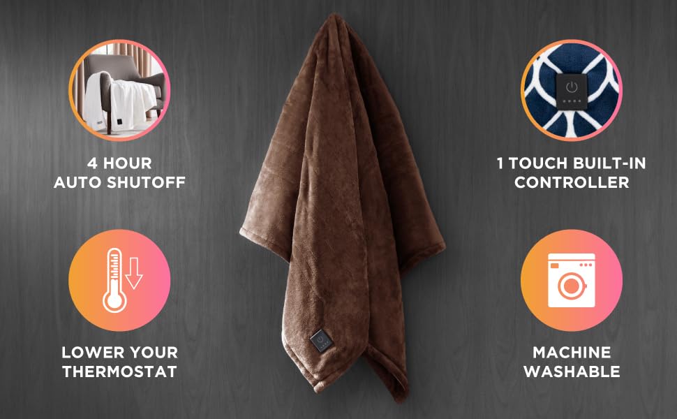 Brookstone Heated Throws