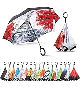 Sharpty Inverted, Windproof, Reverse Umbrella for Women with UV Protection, Upside Down with C-Sh...