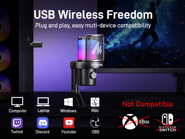 wireless microphone for pc