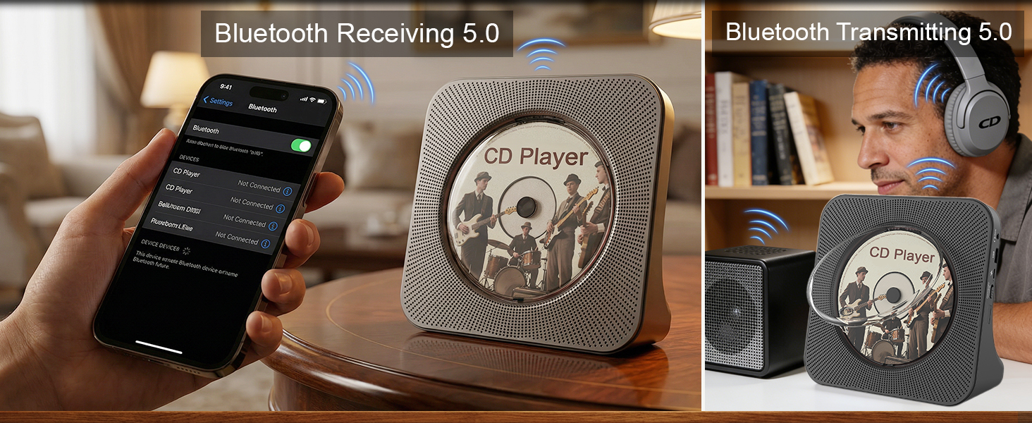 CD Player with Speakers