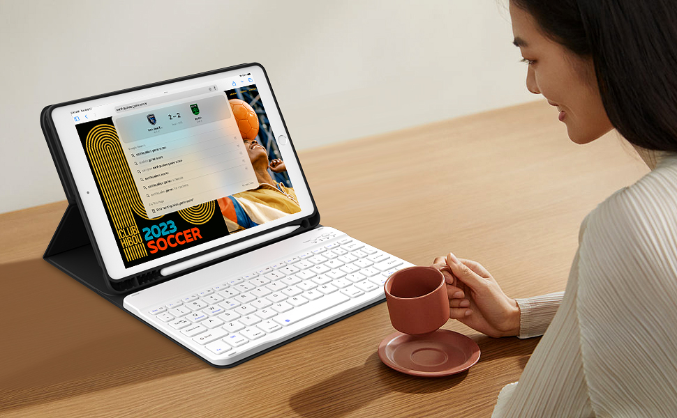  iPad 9th generation case with keyboard