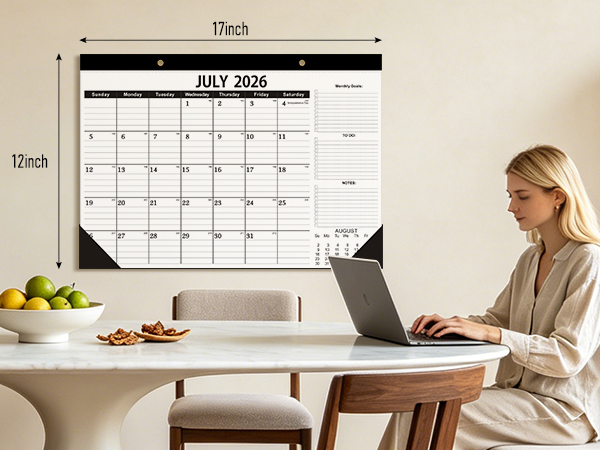 desk calendar 2026-2027