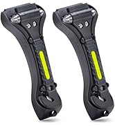 THINKWORK Car Window Breaker, Glass Breaker, Window Breaker Seatbelt Cutter, 2-in-1 Car Safety Ha...
