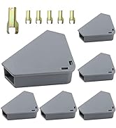 Mouse Station with Keys Grey 6 Pack, Key Required Mouse Stations, Mice Stations, Keeps Children a...