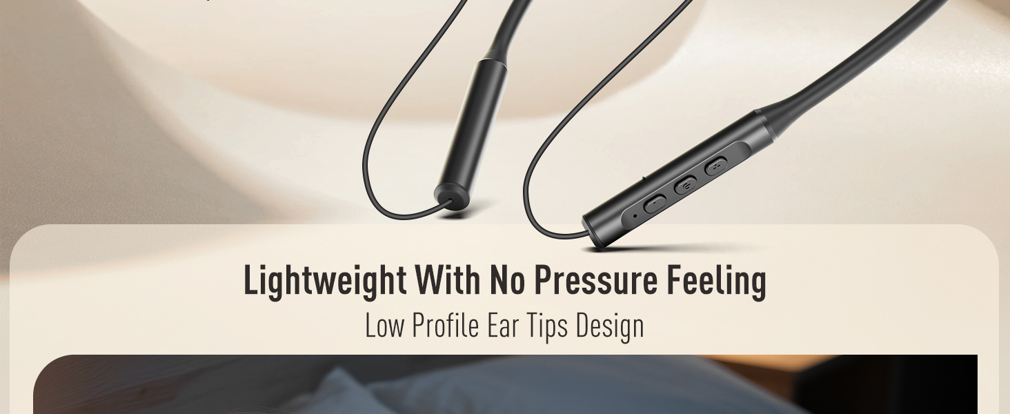 Lightweight wireless sleeping headphone