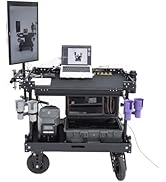 DF DIGITALFOTO Video Production Camera Cart for Filmmaker/Director/Photographer/Studio/Stage, Sto...