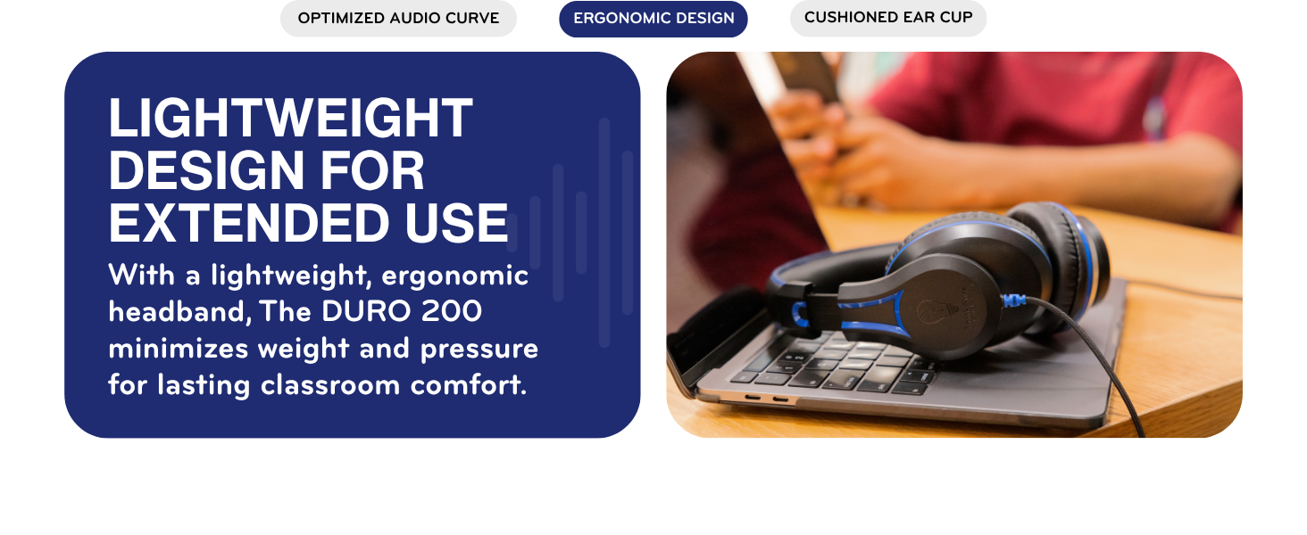 Duro200 Headphone by TWT Audio Feature 2