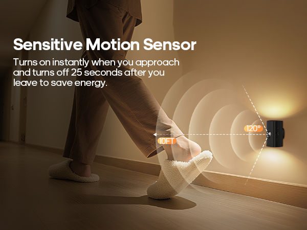 smart motion sensor night light