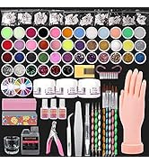 Nail Practice Hand for Acrylic Nails, Fake Training Hand for Nail Practice, Nail Maniquin Hand wi...