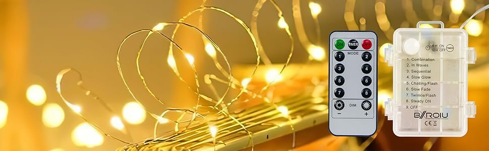 led battery powered fairy lights indoor bedroom string lights battery operated christmas lights