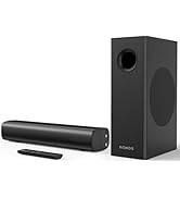 RIOWOIS Sound Bars for Smart TV with Subwoofer, 2.1 Deep Bass Small Soundbar Home Theater Surroun...
