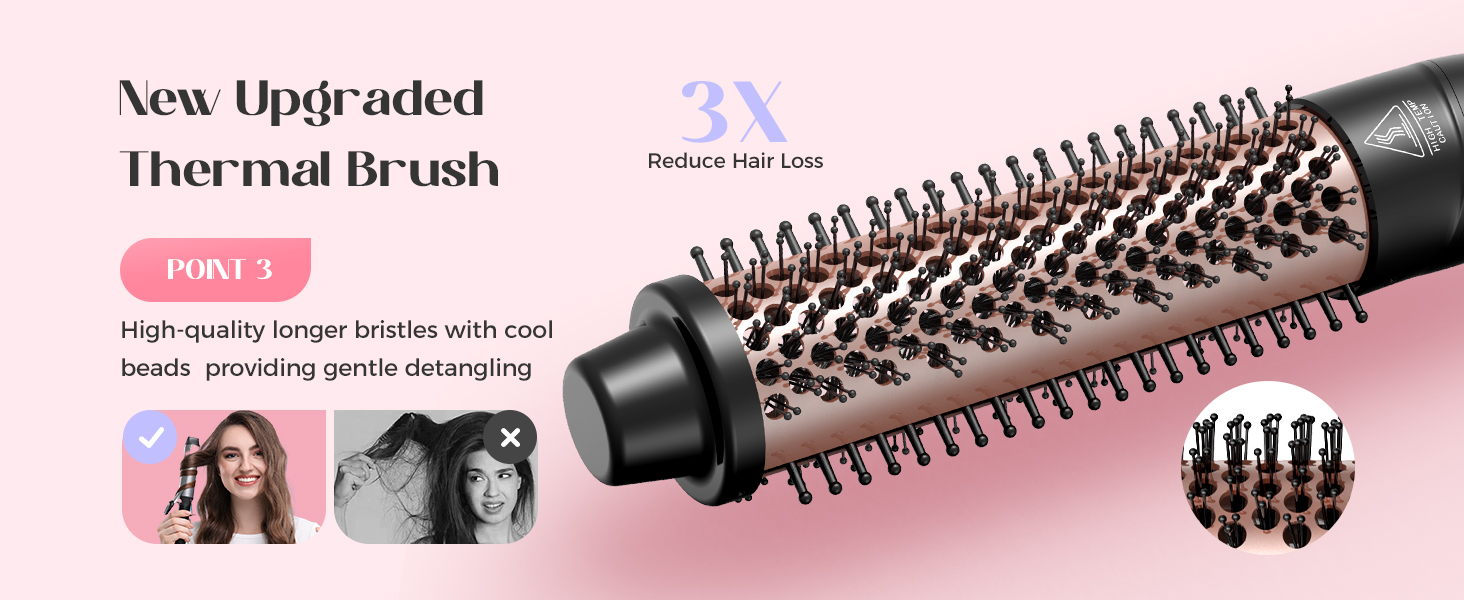 curling iron thermal brush