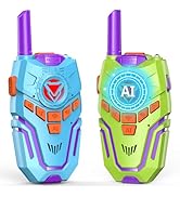 Inspireyes AI Walkie Talkie for Kids with ChatGPT Companion, Rechargeable Long Range Walkie Talki...