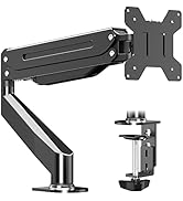 suptek Monitor Mount Gas Spring Monitor Arm Desk Mount Fully Adjustable Fits 17 20 22 23 24 26 27...
