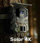 iZEEKER Trail Camera Solar, 4K 48MP Game Cameras with Night Vision Motion Activated IP66 Waterpro...