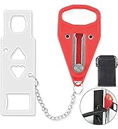 YouOKLight Portable Door Lock, Strong Multi Size Hotel Door Lock, Travel Door Stopper Lock for Ad...