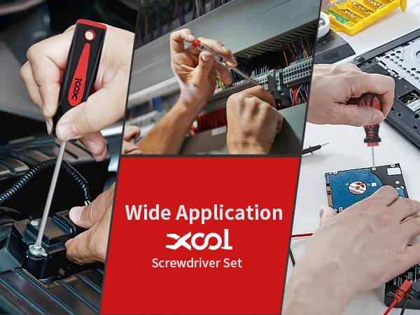 XOOL 18 PCS Magnetic Screwdriver Set with Case